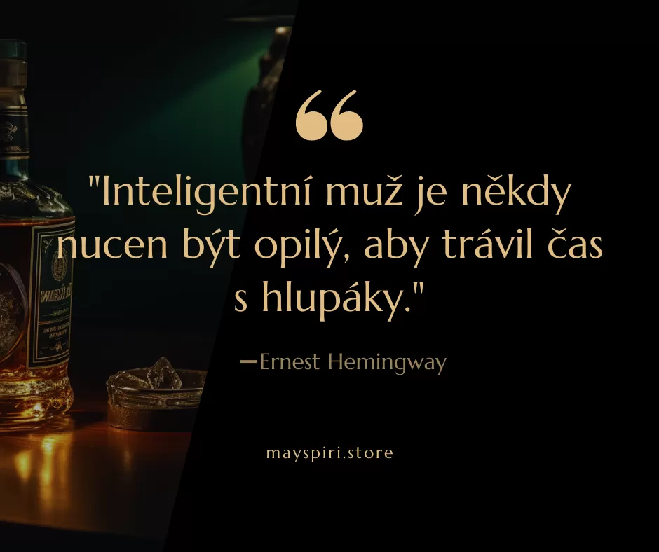 Obrázek s citátem Citát od Ernesta Hemingwaye